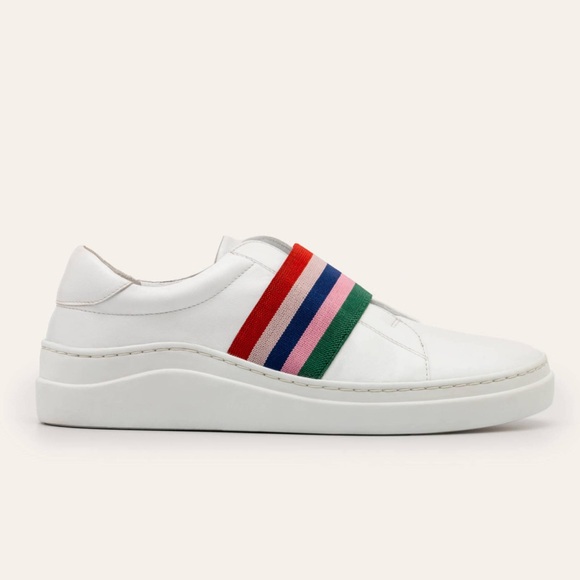 Boden Shoes - Boden Isabel Slip On Chunky Multi Stripe Sneakers